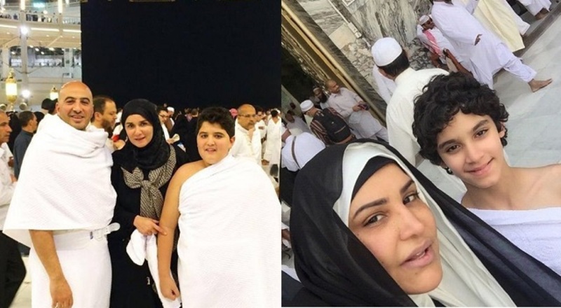 مشاهير حرصوا على اصطحاب أبنائهم أثناء تأدية الحج والعمرة.. شاهدوا الصور